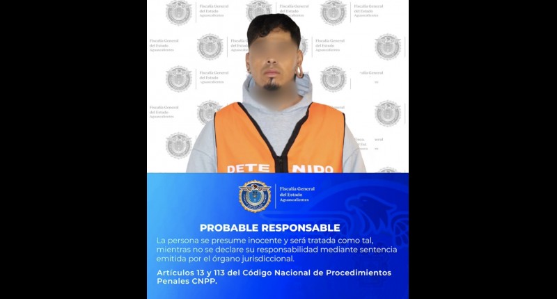 VINCULAN EN AGS A SUJETO QUE FUE DETENIDO CON BOLSITAS DE DROGA MARCADAS GON LAS SIGLAS DE UN GRUPO DELICTIVO