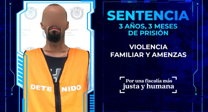 FISCALÍA OBTIENE SENTENCIA CONDENATORIA POR VIOLENCIA FAMILIAR Y AMENAZAS