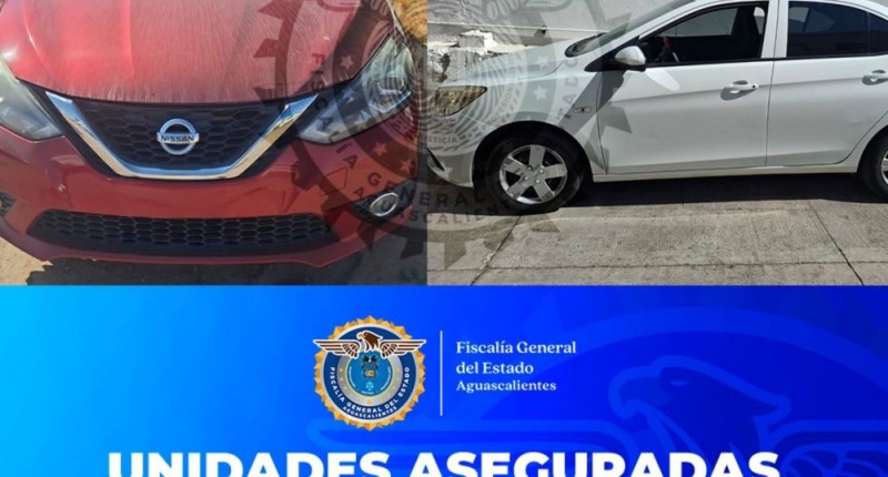 RECUPERAN UN AVEO Y UN SENTRA ROBADOS EN AGS