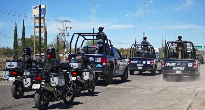 REFUERZAN SEGURIDAD EN VILLA MONTAÑA, AGS, CON COMISARÍA MÓVIL Y TORRE DE VIGILANCIA
