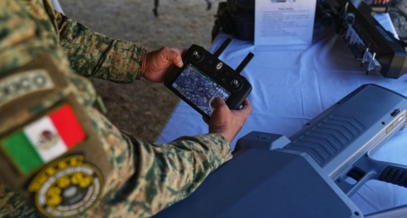 EL EJÉRCITO MEXICANO SE PREPARA CON EQUIPOS ANTIDRONES PARA REFORZAR LA SEGURIDAD EN LOS ESTADIOS