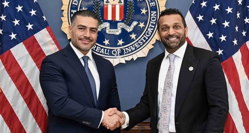OMAR GARCÍA HARFUCH SE REÚNE CON EL DIRECTOR DEL FBI