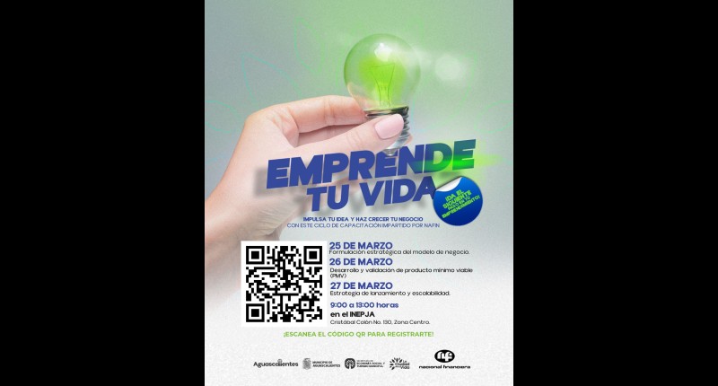INVITA MUNICIPIO DE AGUASCALIENTES A LA CAPACITACIÓN `EMPRENDIMIENTO ÁGIL EN LOS NEGOCIOS´