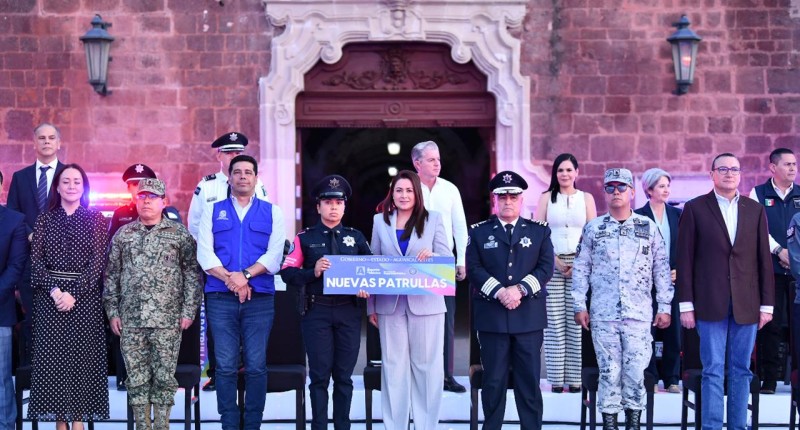 TERE JIMÉNEZ REFUERZA BLINDAJE DEL ESTADO DE AGS CON 114 NUEVAS PATRULLAS