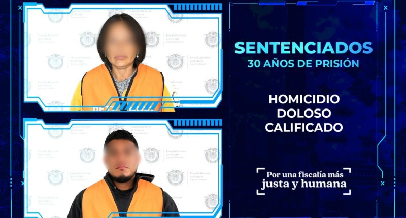 SENTENCIAN A 30 AÑOS DE PRISIÓN A PAREJA QUE MATÓ A  CUCHILLADAS A UN HOMBRE EN CALVILLO, AGS
