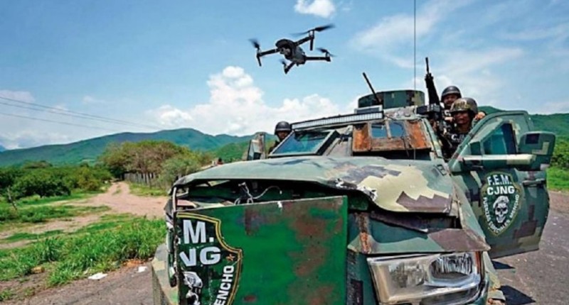A UN MES DE LA CAÍDA DEL `MENCHO` EL CJNG REANUDA ATAQUES CON DRONES EXPLOSIVOS EN MICHOACÁN