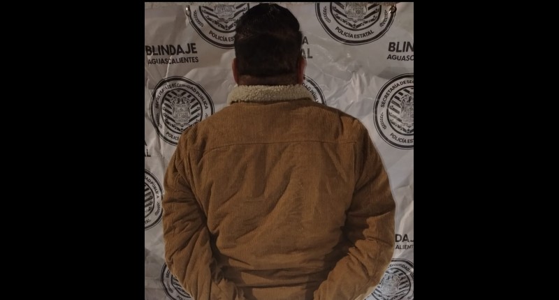 SUJETO QUE CONTABA CON UNA ORDEN DE APREHENSIÓN POR ABUSO DE CONFIANZA FUE DETENIDO EN LOMAS DEL CAMPESTRE, AGS 