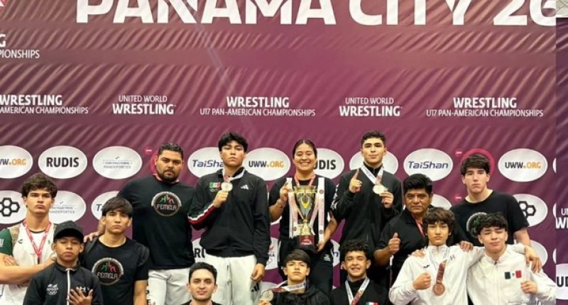 17 MEDALLAS PARA MÉXICO EN CAMPEONATO PANAMERICANO DE LUCHAS ASOCIADAS SUB-17