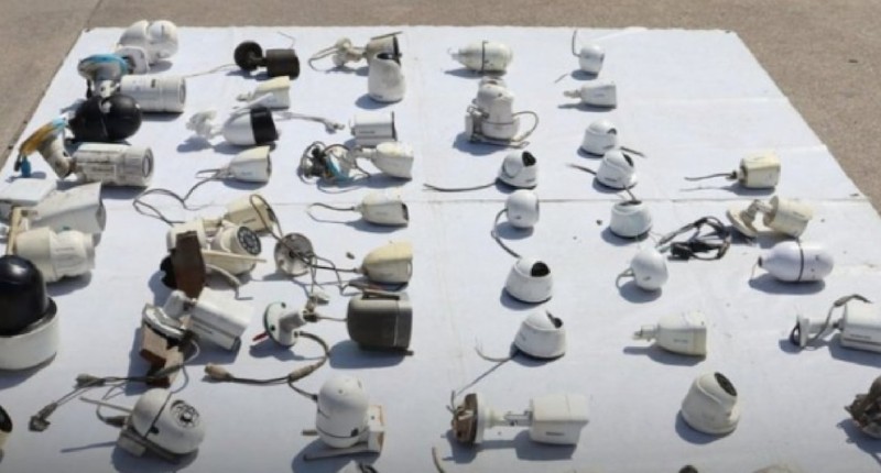 DESMANTELAN 50 CÁMARAS DE VIDEOVIGILANCIA USADAS POR EL CRIMEN ORGANIZADO EN TABASCO