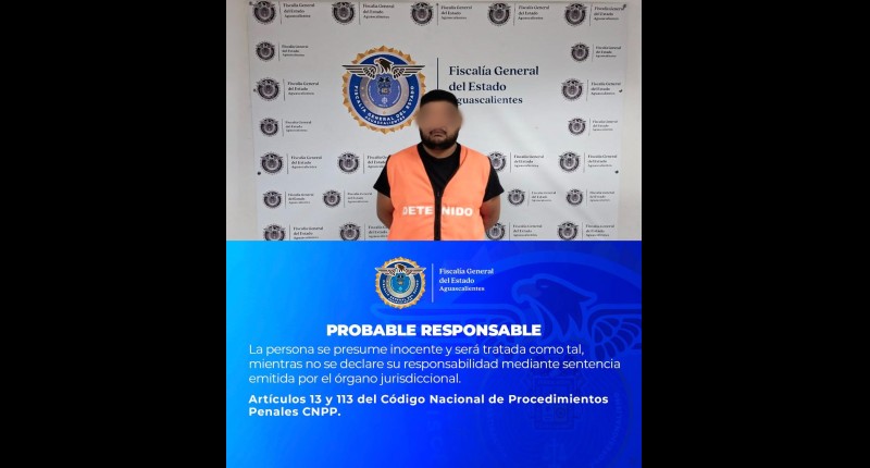 FISCALÍA DE AGS DETIENE Y VINCULA A PROCESO A SEGUNDO INTEGRANTE DE BANDA DEDICADA AL ROBO DE VEHÍCULOS*