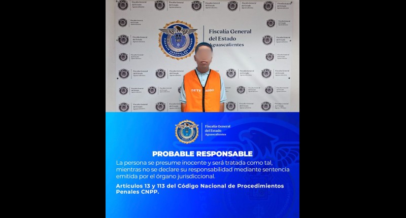 A PROCESO SUJETO QUE ROBÓ EN UN DOMICILIO EN  RESIDENCIAL CAMPESTRE, EN AGS