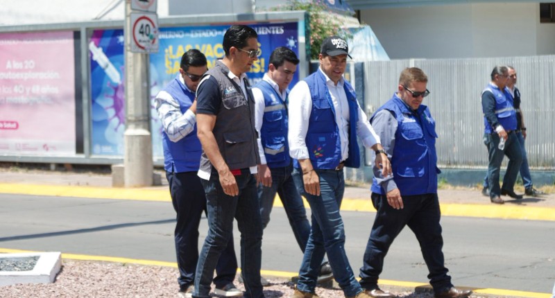 SUPERVISAN REHABILITACIÓN DEL CAMELLÓN CENTRAL DE PROLONGACIÓN ZARAGOZA, EN LA CD DE AGS  