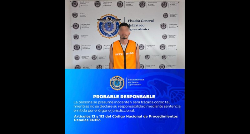 A PROCESO EN AGS SUJETO QUE A PUNTA DE CUCHILLO INTENTÓ ROBAR A UN TRANSEÚNTE 