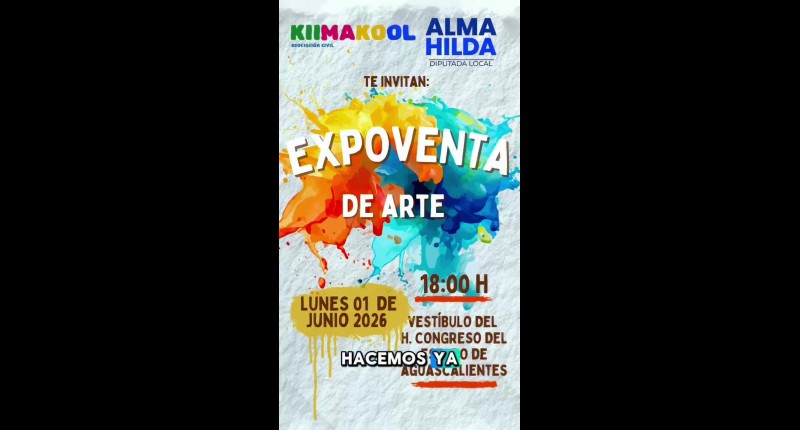 DIPUTADA ALMA HILDA INVITA A LA VENTA DE ARTE INCLUSIVO CON NIÑAS, NIÑOS Y JÓVENES DE KIIMAKOOL | VIDEO 