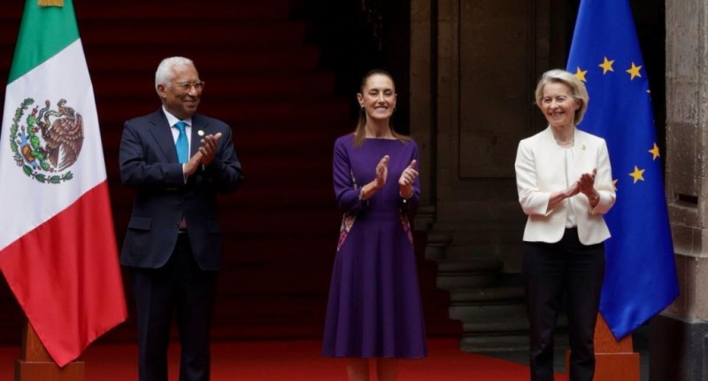 SHEINBAUM RECIBE A PRESIDENTA DE LA COMISIÓN EUROPEA