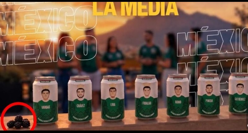 MARCA DE CERVEZA NO PUDO INCLUIR EN SU PUBLICIDAD MUNDIALISTA A GILBERTO MORA POR SER MENOR DE EDAD, PERO LO REEMPLAZÓ CON UNAS MORITAS