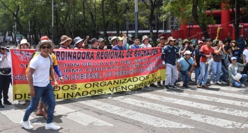 AUMENTAN PROTESTAS EN CDMX A DÍAS DE ARRANCAR EL MUNDIAL