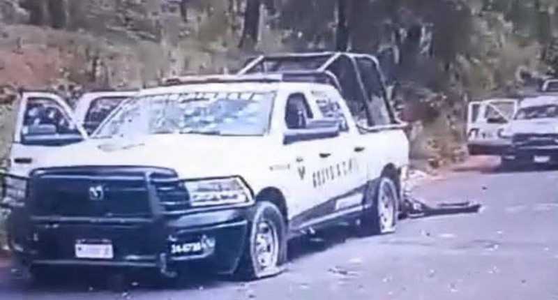 ATAQUE ARMADO EN NAHUATZEN, MICHOACÁN, DEJA CINCO POLICÍAS MUERTOS Y OTROS CINCO LESIONADOS: CJNG ESTARÍA DETRÁS