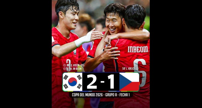COREA DEL SUR DERROTA A CHEQUIA