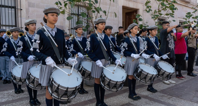 JESÚS MARÍA, AGS, ES SEDE DEL CONCURSO ESTATAL DE BANDAS DE GUERRA 2026