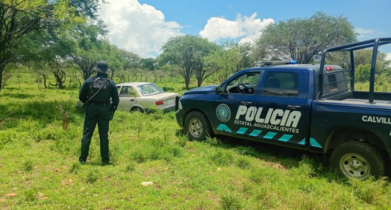 NIEGAN ATAQUE A POLICÍAS DE CALVILLO; Sí HUBO PERSECUCIÓN  Y RECUPERARON UN VEHÍCULO ROBADO