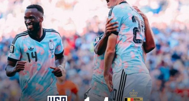 BÉLGICA GOLEA 4-1 A EU Y LO ELIMINA.