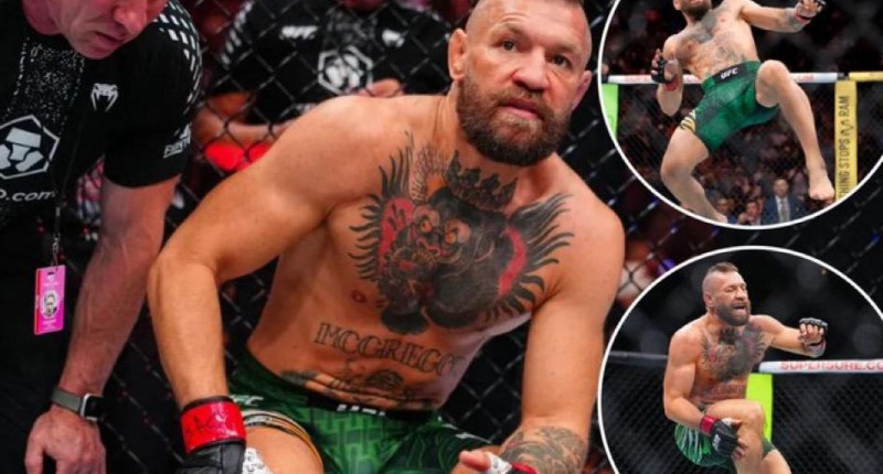 ¡NI 60 SEGUNDOS! CONNOR MCGREGOR SALIÓ LESIONADO EN SU REGRESO A LA UFC
