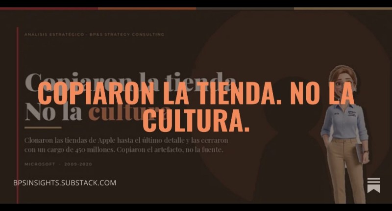 COPIARON LA TIENDA. NO LA CULTURA