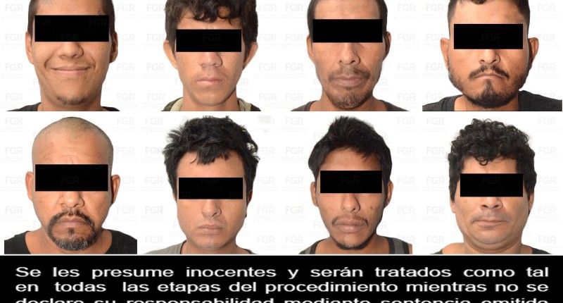 FGR LLEVA A PROCESO A 10 PERSONAS DETENIDAS EN SINALOA CON ARMAS DE FUEGO, CARGADORES, CARTUCHOS Y ARTEFACTOS EXPLOSIVOS