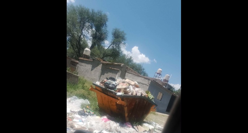 DENUNCIAN AUSENCIA DE RECOLECCIÓN DE BASURA EN COMUNIDAD SANTA MARÍA DE GALLARDO, AGUASCALIENTES