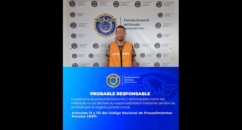 A PROCESO SUJETO QUE AGREDIÓ A UN POLICÍA CON UN MACHETE EN SAN FRANCISCO DE LOS ROMO, AGS