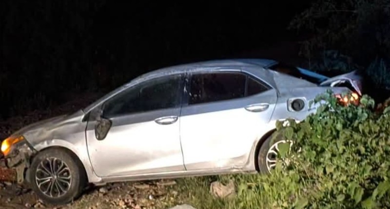 UN HOMBRE MUERE Y UNA MUJER ESTA LESIONADA TRAS APARATOSA VOLCADURA EN ASIENTOS, AGS