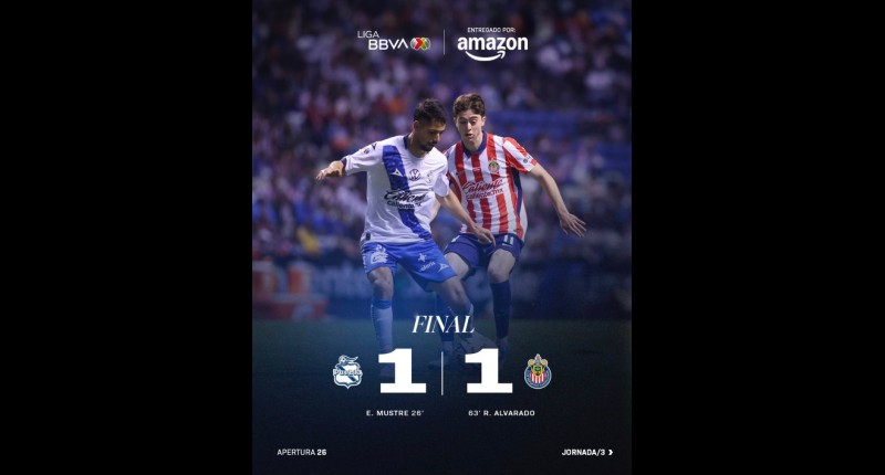 PUMAS GOLEA Y CHIVAS SACA EMPATE EN EL ARRANQUE DE LA JORNADA 3 DEL AP2026