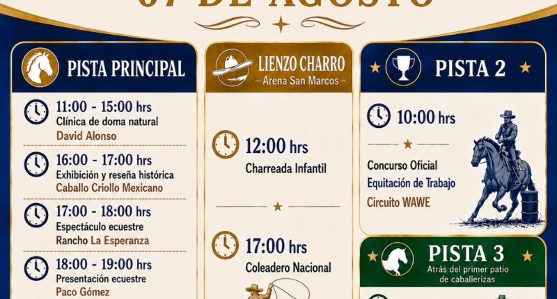 ARRANCA LA FERIA INTERNACIONAL DEL CABALLO AGUASCALIENTES 2026 