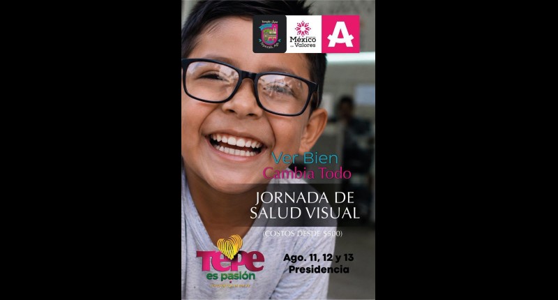 HABRÁ JORNADA DE SALUD VISUAL EN TEPEZALÁ