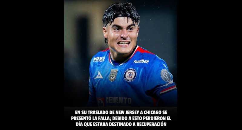 CRUZ AZUL SUFRE COMPLICACIONES EN SU VIAJE A CHICAGO POR FALLAS EN SU AVIÓN