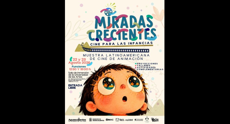 INVITA IMAC A PARTICIPAR EN LAS ACTIVIDADES CREATIVAS MIRADAS CRECIENTES, CINE PARA LAS INFANCIAS