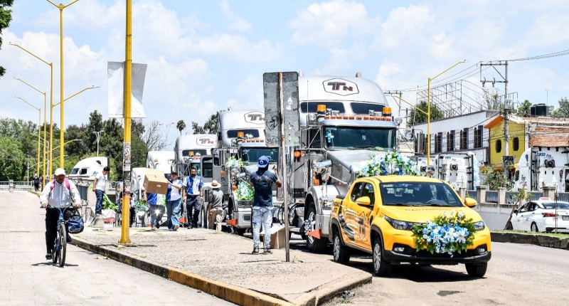 HABRÁ CIERRES EN CALLES DEL CENTRO EL VIERNES 14 DE AGOSTO POR LA PEREGRINACIÓN DE TRANSPORTISTAS DE AGS PARA LA VIRGEN DE LA ASUNCIÓN  