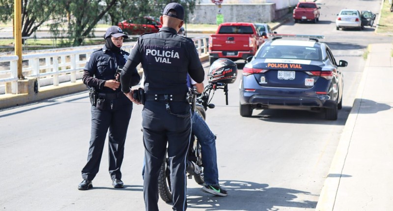 SEGURIDAD PÚBLICA DE AGS LLEVA A CABO DE MANERA PERMANENTE EL OPERATIVO MOTERO EN DISTINTOS PUNTOS DE LA CIUDAD