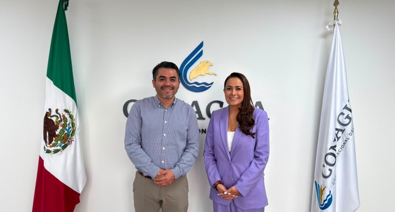 TERE JIMÉNEZ SE REÚNE CON EFRAÍN MORALES LÓPEZ, DIRECTOR GENERAL DE LA COMISIÓN NACIONAL DEL AGUA; SUMAN ESFUERZOS POR LA RECUPERACIÓN DEL RÍO SAN PEDRO