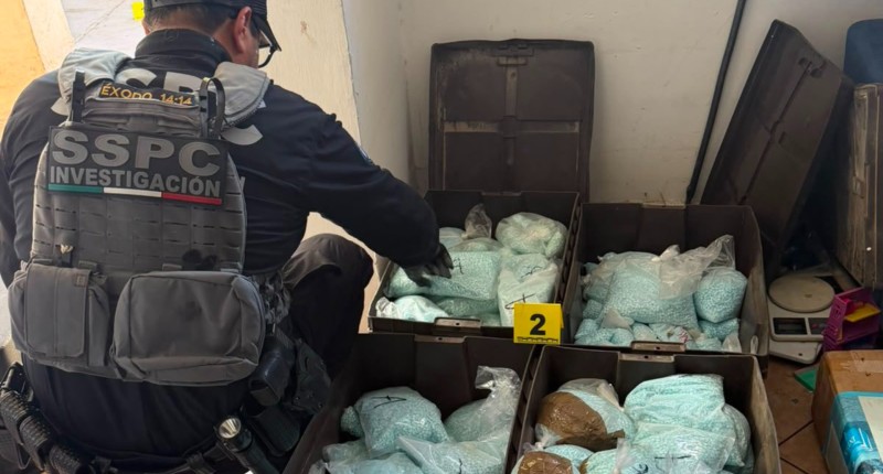 GOLPE A LOS RUSOS EN BAJA CALIFORNIA: ASEGURAN 120 KILOS DE PASTILLAS DE FENTANILO