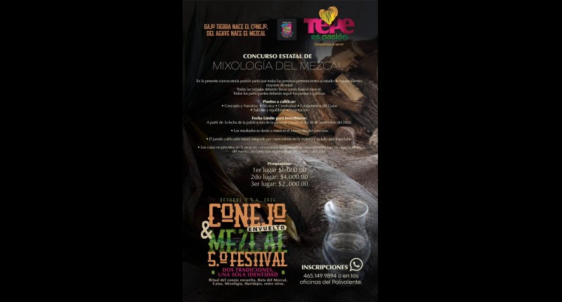 ¡LLEGA EL 5.º FESTIVAL DEL CONEJO & MEZCAL, TEPEZALÁ 2026!