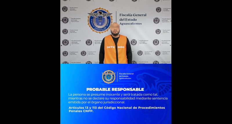 TRAS PROVOCAR UN ACCIDENTE Y NO CUBRIR EL MONTO DE LOS DAÑOS Y LAS LESIONES, SUJETO FUE VINCULADO A PROCESO POR LA FISCALÍA DE AGS