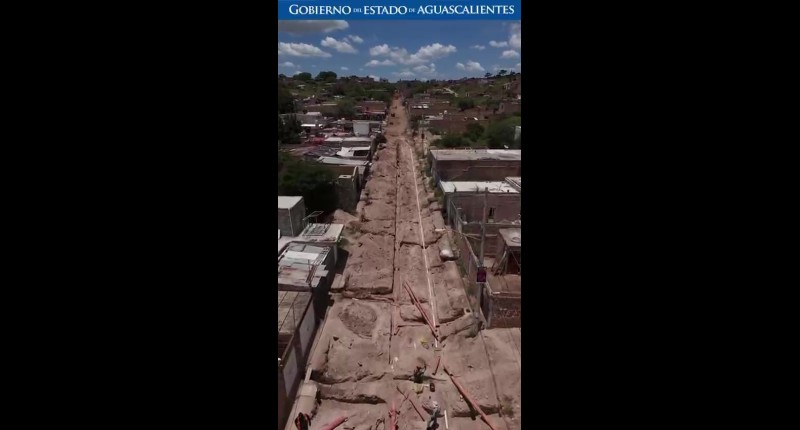 ¿YA VISTE CÓMO AVANZAN LAS OBRAS EN EL ORIENTE DE AGUASCALIENTES?