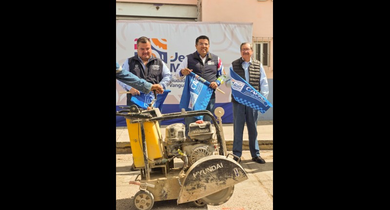 ARRANCÓ OBRA HIDRÁULICA QUE BENEFICIARÁ A FAMILIAS DE LA ZONA CENTRO DE JESÚS MARÍA, AGS