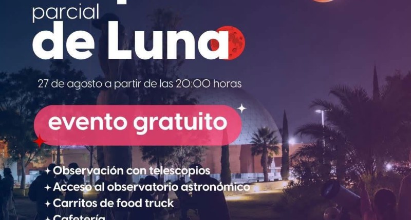¡VIVE EL ECLIPSE PARCIAL DE LUNA ESTE JUEVES EN EL MUSEO DESCUBRE!