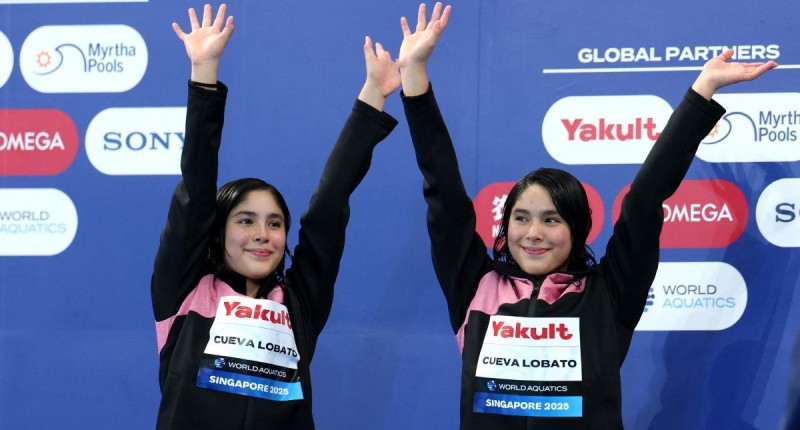 MÍA Y LÍA CUEVA CONQUISTAN ORO Y BRONCE PARA MÉXICO EN MUNDIAL JUVENIL DE CLAVADOS