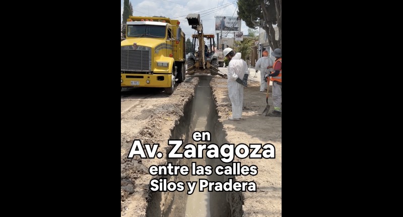 LA PRÓXIMA SEMANA CONCLUIRÁN OBRA DE DRENAJE EN PROLONGACIÓN ZARAGOZA | VIDEO