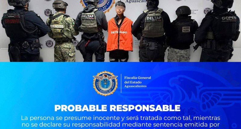 EN EXITOSO OPERATIVO, FISCALÍA DE AGUASCALIENTES DETIENE A MULTIHOMICIDA BUSCADO TAMBIÉN EN ZACATECAS 