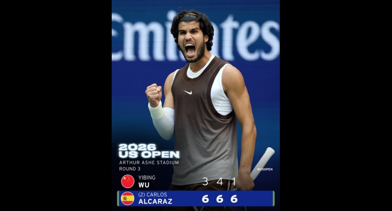 ALCARAZ, SABALENKA Y PEGULA IMPONEN SU LEY EN UNA VIBRANTE JORNADA DE VIERNES EN NUEVA YORK